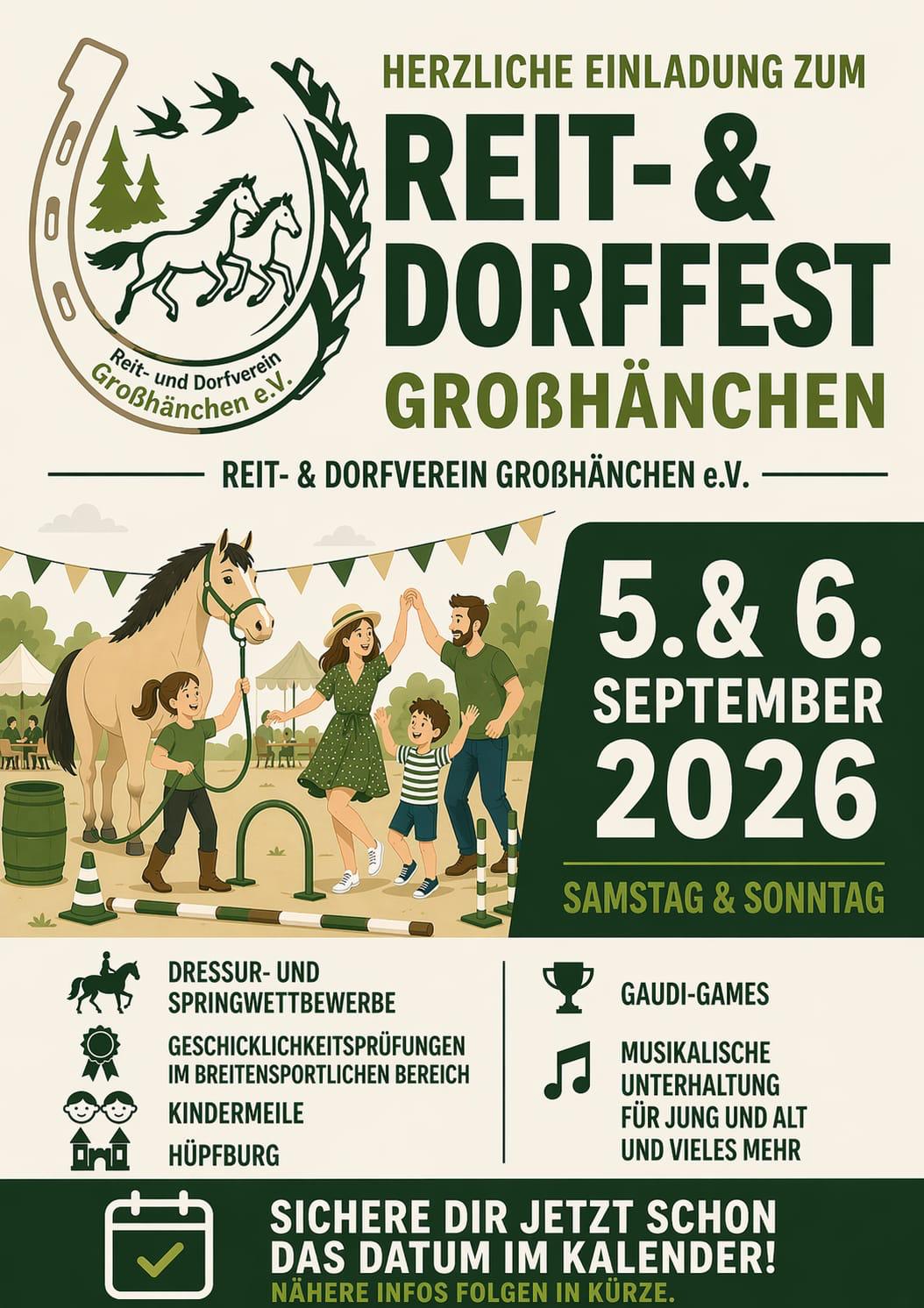 Reit- und Dorffest 2026