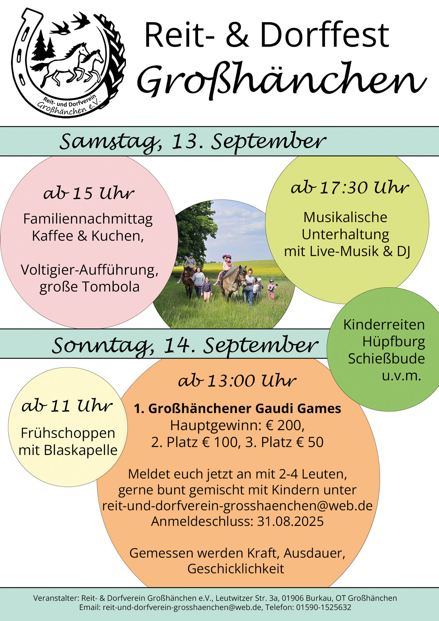 Reit- und Dorffest Großhänchen